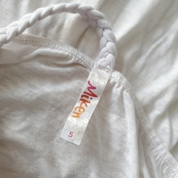 MIKEN Swim Burnout Braided T Strap Tank Coverup - Picture 6 of 7